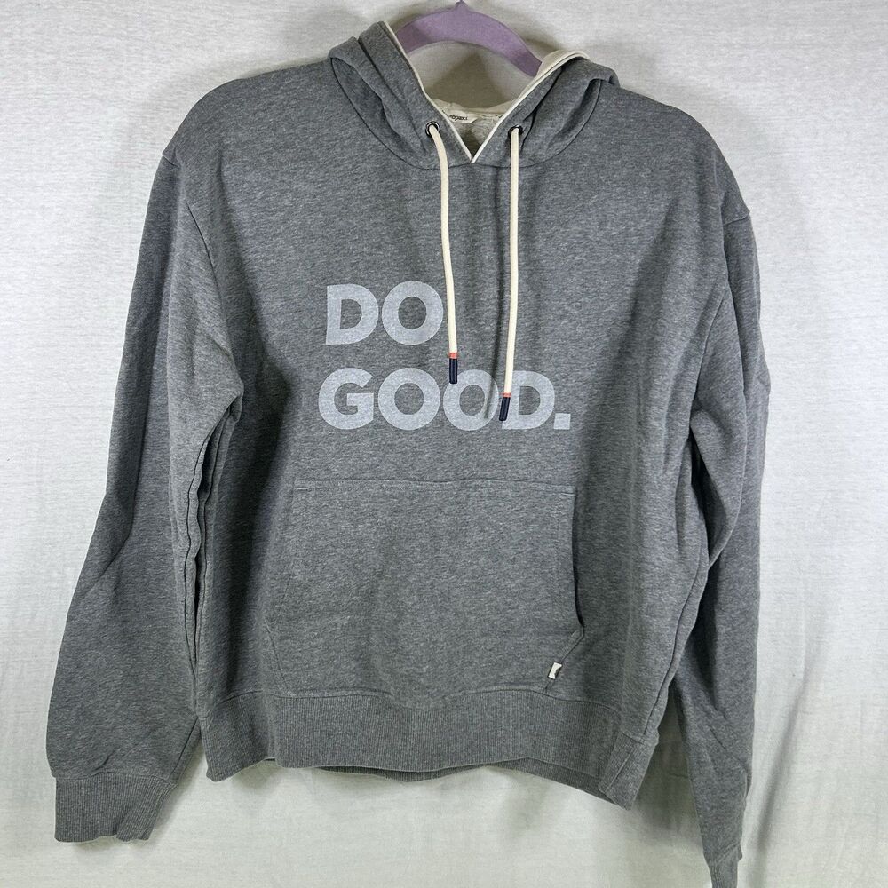 Cotopaxi Do Good Pullover Hoodie Gray Men's Size Small Outdoor Hiking Casual
